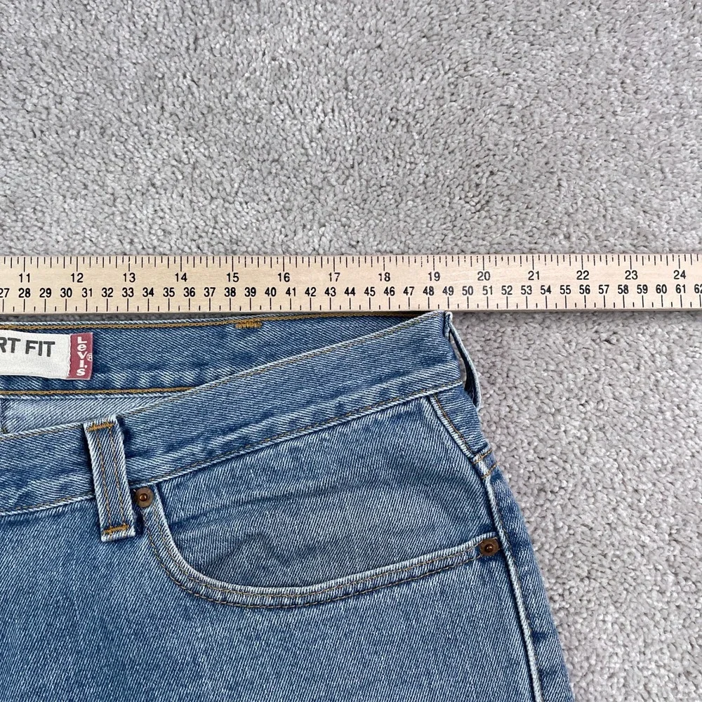 Levis Jeans Mens 38x32 Blue Comfort Fit 560 Relaxed Tapered Denim Baggy Skater